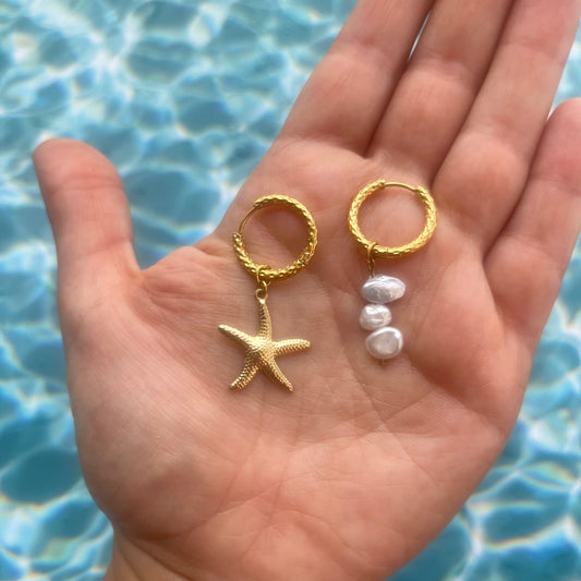 Boucles d’oreilles HALIADES - 2 ou 4 CHARMS - Personnalisables