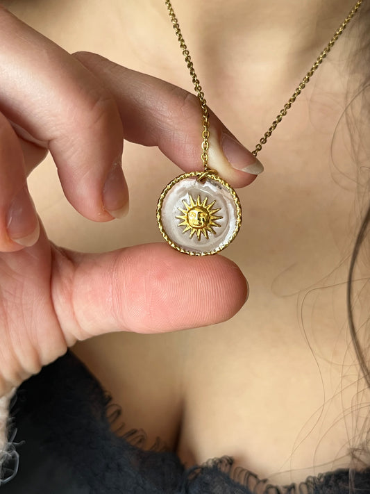Collier HELIOS ( différents pendentifs disponibles)
