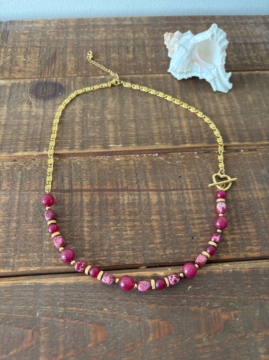 Collier HALIADES Rose